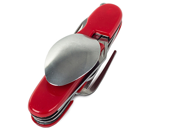 Scyzoryk 4w1 niezbędnik turystyczny wojskowy łyżka