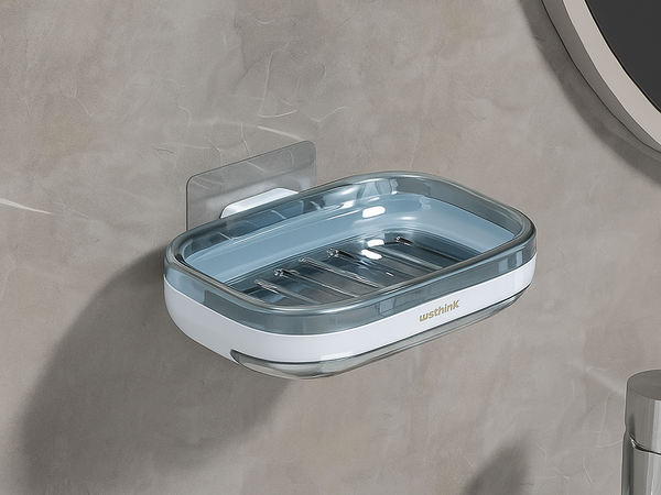 Mydelniczka na mydło pojemnik odpływ wody do kąpieli ścienna stojąca