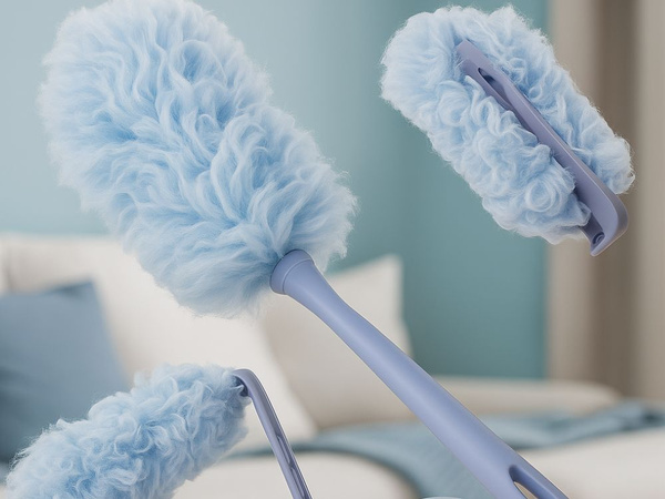 Szczotka miotełka do kurzu brudu pajęczyn rozkładana z mikrofibry 35cm