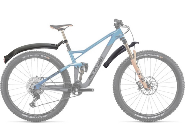 Błotniki rowerowe przód tył komplet zestaw błotników mtb 2 szt 24-29 cali