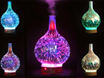 Nawilżacz powietrza aromaterapia dyfuzor zapachowy lampka nocna rgb 3d