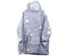 Ciepła bluza koc oversize xxl 2w1 gruba futrzak