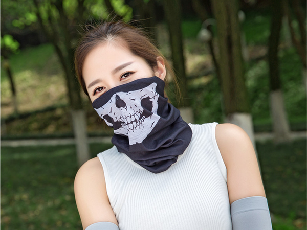 Komin kominiarka chusta na twarz bandama czaszka wielofunkcyjna tunel skull