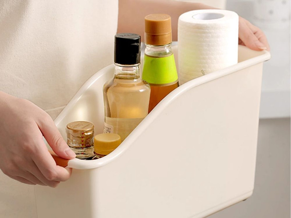 Organizer kuchenny plastikowy pojemnik do szafki na chemię do kuchni
