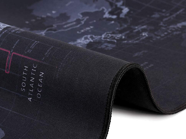 Duża podkładka pod mysz mapa świata biurowa 80x30