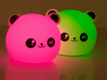 Lampka nocna dla dzieci panda rgb pilot led usb