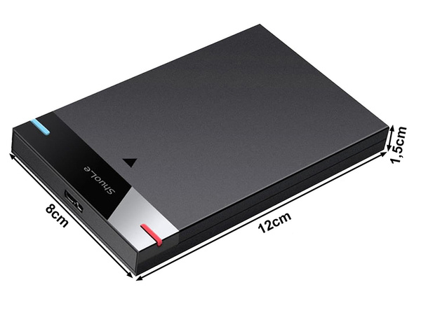 Obudowa dysku kieszeń na dysk adapter hdd ssd 2,5'' usb 3.0 sata kabel etui