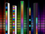 Ledy usb reakcja na dźwięk multikolor neon listwa rgb led mruga 18 trybów