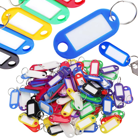 Zawieszka do kluczy brelok identyfikator 100 szt