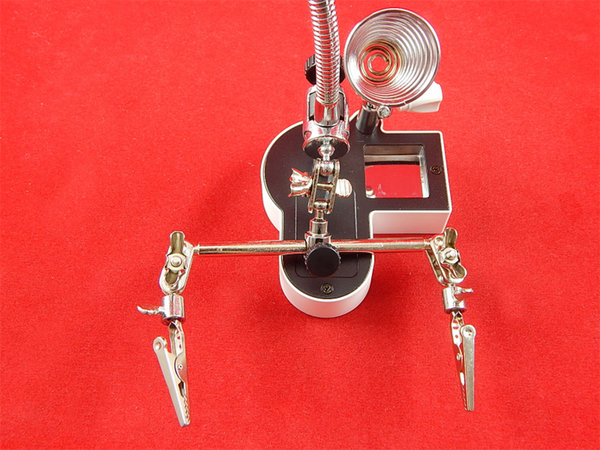 Trzecia ręka zestaw do lutowania uchwyt lupa led