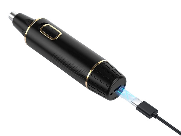 Trymer do nosa uszu depilator włosów golarka brwi 3w1 led