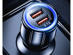 Ładowarka samochodowa do gniazd zapalniczki 2xusb quickcharge 3.0 szybka