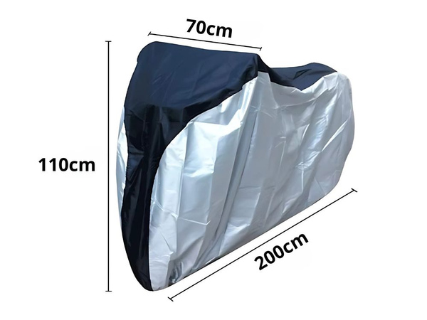 POKROWIEC NA ROWER MOTOR WODOODPORNY OCHRONNY 200x110 CM SOLIDNY MOCNY
