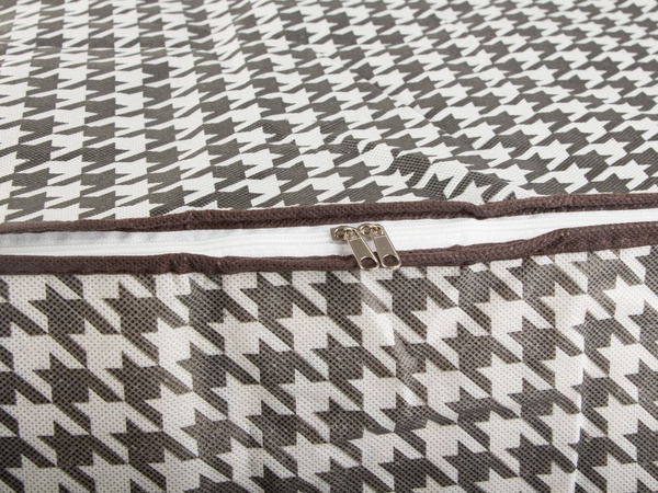 POJEMNIK DO SZAFY ORGANIZER TKANINOWY NA POŚCIEL UBRANIA SKŁADANY 100L