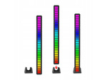 LEDY USB REAKCJA NA DŹWIĘK MULTIKOLOR NEON RGB LED AKUMULATOROWE
