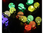 Girlanda ogrodowa lampki 20 led solarna multikolor