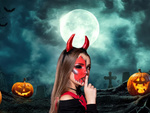 Opaska diabeł diabełek rogi halloween karnawał
