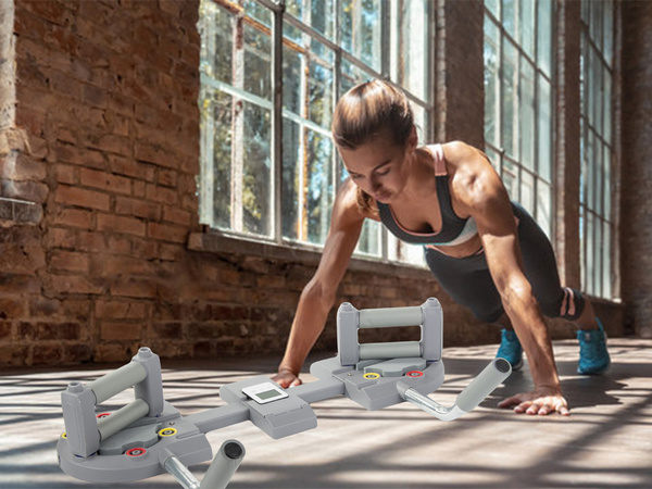 Deska uchwyty do pompek ćwiczeń platforma push pompki wielofunkcyjna stoper