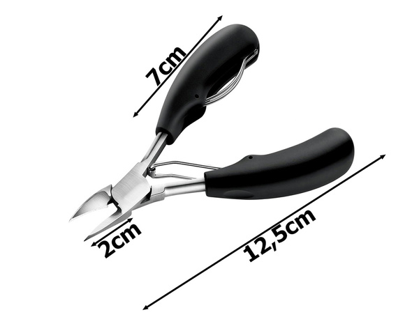 Cążki do paznokci wrastających obcinacz do skórek profesjonalne cęgi stal