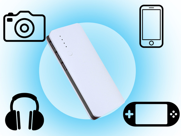 Powerbank 10000mah 3x usb microusb 2.1a power bank latarka led mocny szybki