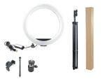 Lampa pierścieniowa led rgb ring + uchwyt na telefon + regulowany statyw
