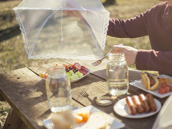 Moskitiera osłona siatka na jedzenie owoce grill ochrona przed owadami 40cm