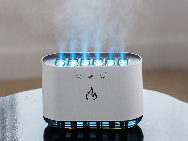 Nawilżacz powietrza kompinek dyfuzor lampka led rgb aromaterapia 6 dysz