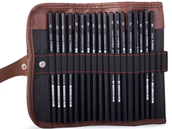 Zestaw do szkicowania rysowania profesjonalny etui