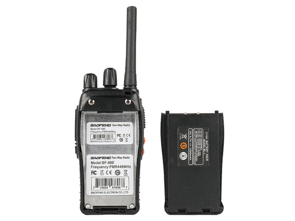 Krótkofalówki 2x walkie talkie baofeng bf888s pmr