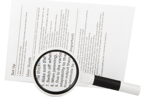 Lupa klasyczna szkło powiększające soczewka 65 6x