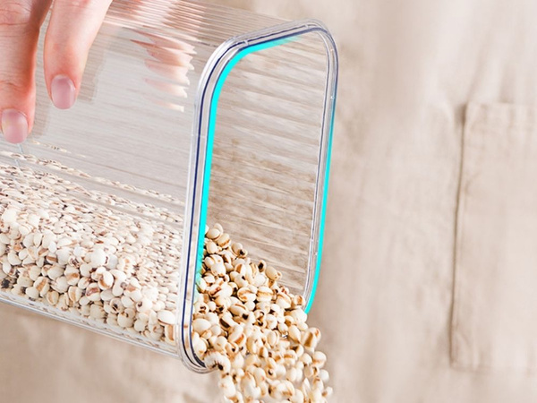 Pojemniki kuchenne na żywność do makaronu pojemnik z uszczelką zestaw 7 szt