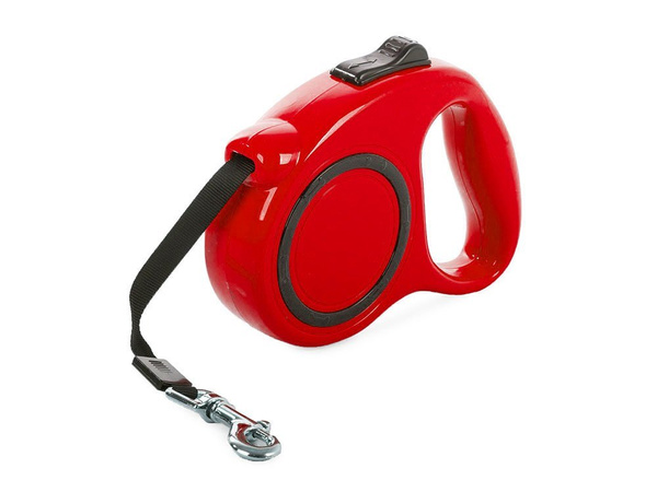 Smycz automatyczna dla psa blokada taśma 5m 15kg