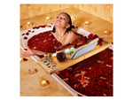 Półka na wanne regulowana duża bamboo spa nakładka