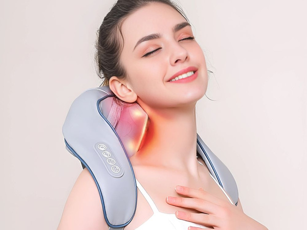 Masażer karku kołnierz bezprzewodowy do szyji ramion ciała rozgrzewający