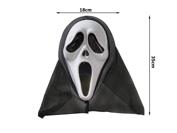 Maska krzyk na halloween przebranie strój strach
