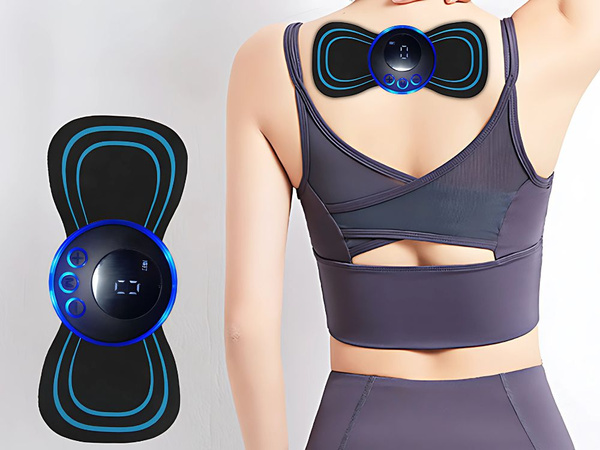 Elektrostymulator mięśni brzucha szyi karku mini masażer ems 19 poziomów
