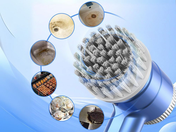 Elektryczna szczotka obrotowa do czyszczenia kuchni bezprzewodowa 5w1