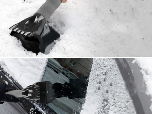 Skrobaczka do szyb samochodowych skrobak do lodu plastikowa na szron śnieg