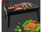 Grill turystyczny przenośny składany walizka węglowy kempingowy bbq