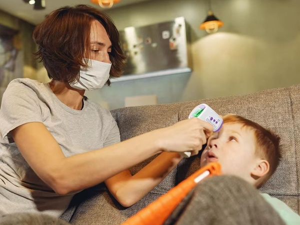 Termometr bezdotykowy na podczerwień lcd elektroniczny dokładny cyfrowy