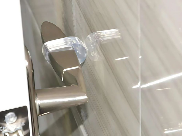 Ogranicznik klamki drzwiowej silikonowy ochrona ściany osłona odbojnik