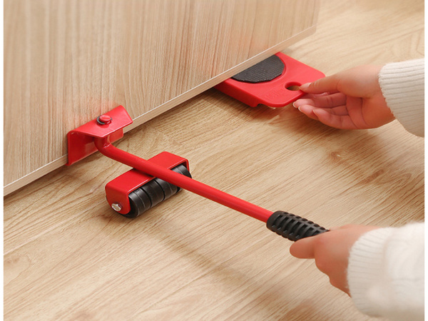 ZESTAW DO PODNOSZENIA TRANSPORTU MEBLI PRZEMIESZCZANIA DO 150KG 4 x ROLKI