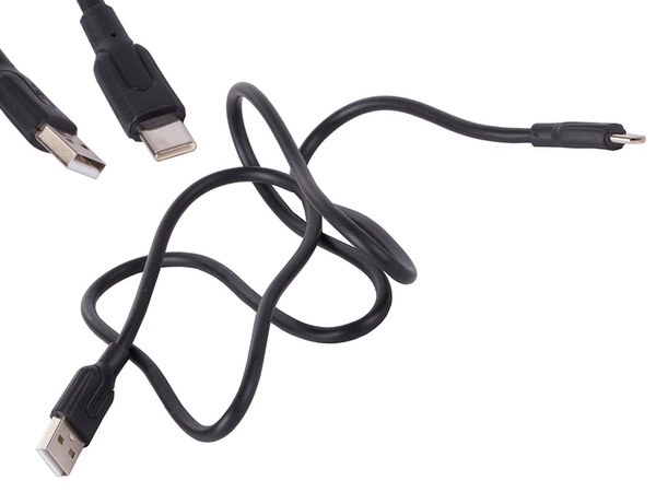 Mocny długi kabel przewód typ usb-c do ładowania telefonu