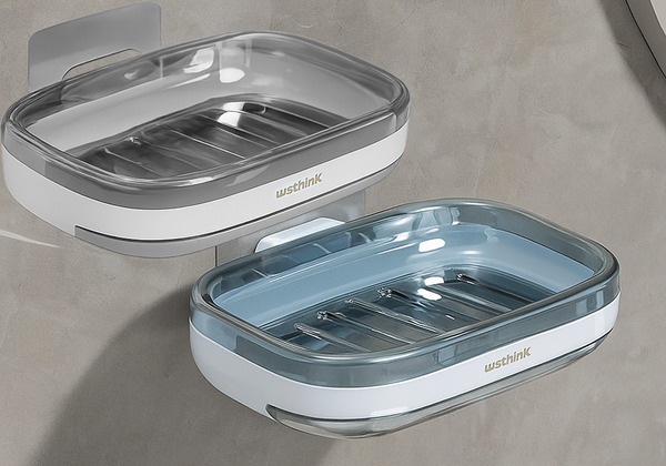 Mydelniczka na mydło pojemnik odpływ wody do kąpieli ścienna stojąca