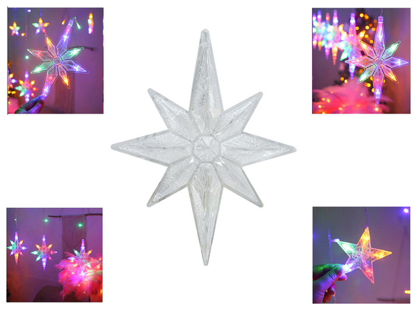 KURTYNA ŚWIETLNA 138 LED KOLOR (30)