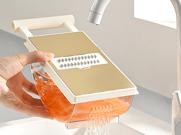 Szatkownica tarka do warzyw ręczna krajalnica wielofunkcyjna 6 ostrzy