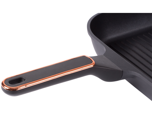 Patelnia grillowa do smażenia powłoka nieprzywierająca indukcja gaz 28cm
