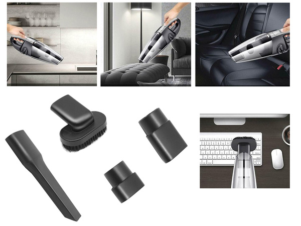 Odkurzacz samochodowy bezprzewodowy ręczny do auta usb akumulatorowy 120w