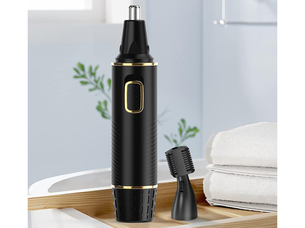Trymer do nosa uszu depilator włosów golarka brwi 3w1 led
