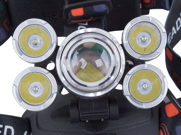 Bailong latarka czołowa led cree XM-L T6 4x XPE